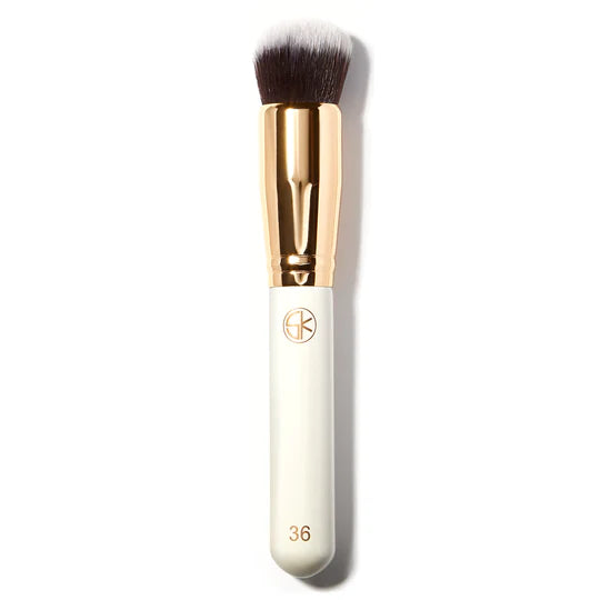 Premium Foundation Brush 36 - Soft Synthetic Makeup Brush for Flawless Liquid & Powder Application - Perfect for Daily Makeup, Professional Use & Travel