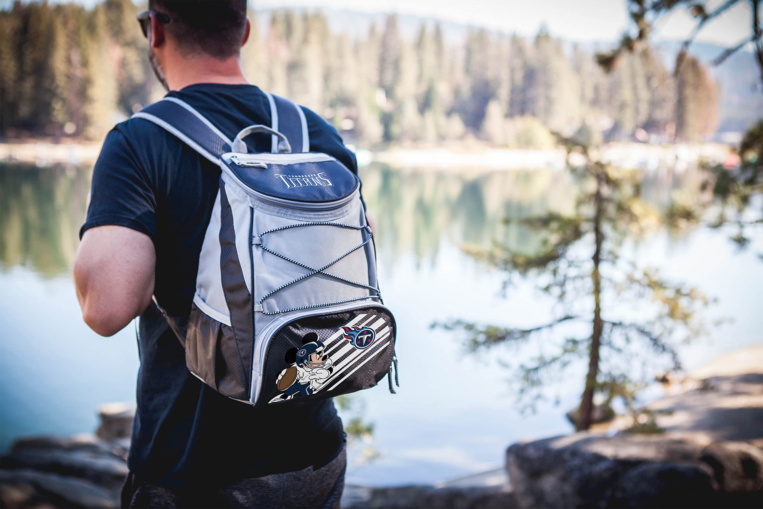 PICNIC TIME NFL Unisex-Adult Mickey PTX Backpack Cooler - Insulated Lunch Bag for Football Games, Tailgating, Camping & Outdoor Adventures