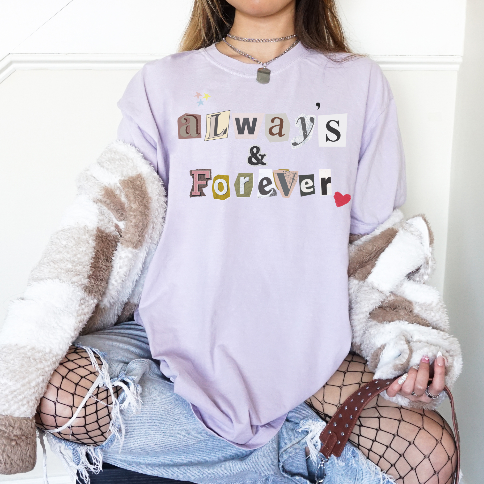 Always & Forever T-Shirt - Comfortable Cotton Casual Tee for Women & Men - Perfect for Everyday Wear, Date Nights & Gifts