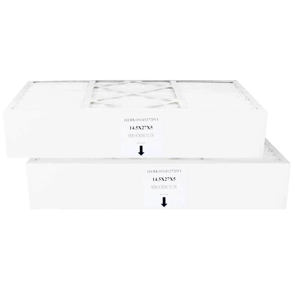 Atomic BAYFTFR14M 14.5x27x5 MERV 8 Trane Replacement Furnace Air Filter - 2 Pack | HVAC System Maintenance for Cleaner Air in Homes & Offices