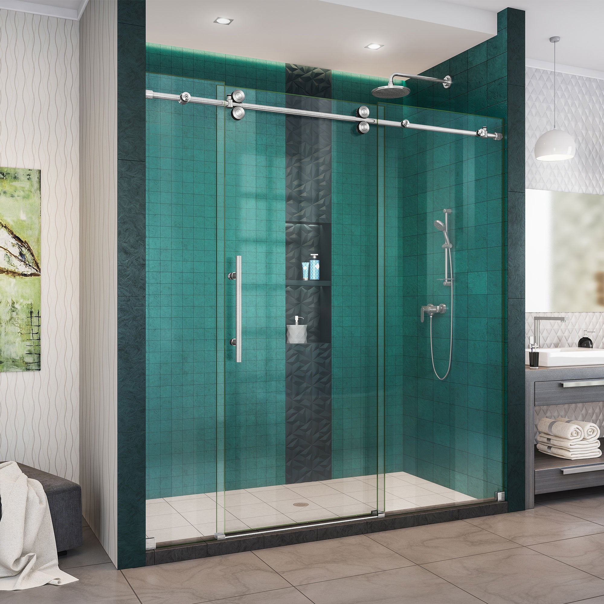 DreamLine Enigma XO Frameless Sliding Shower Door 68-72
