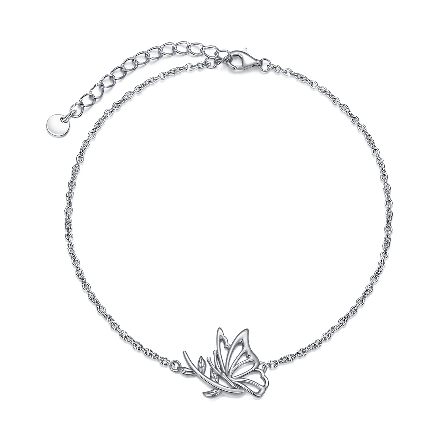 Pet Memorial Bracelet - Sterling Silver Paw Print Bracelet for Women, Sympathy Gift for Pet Owners (Mother, Girlfriend, Daughter, Sister) - Infinity Symbol Design - Perfect for Christmas, Birthday, Anniversary & Pet Loss Remembrance