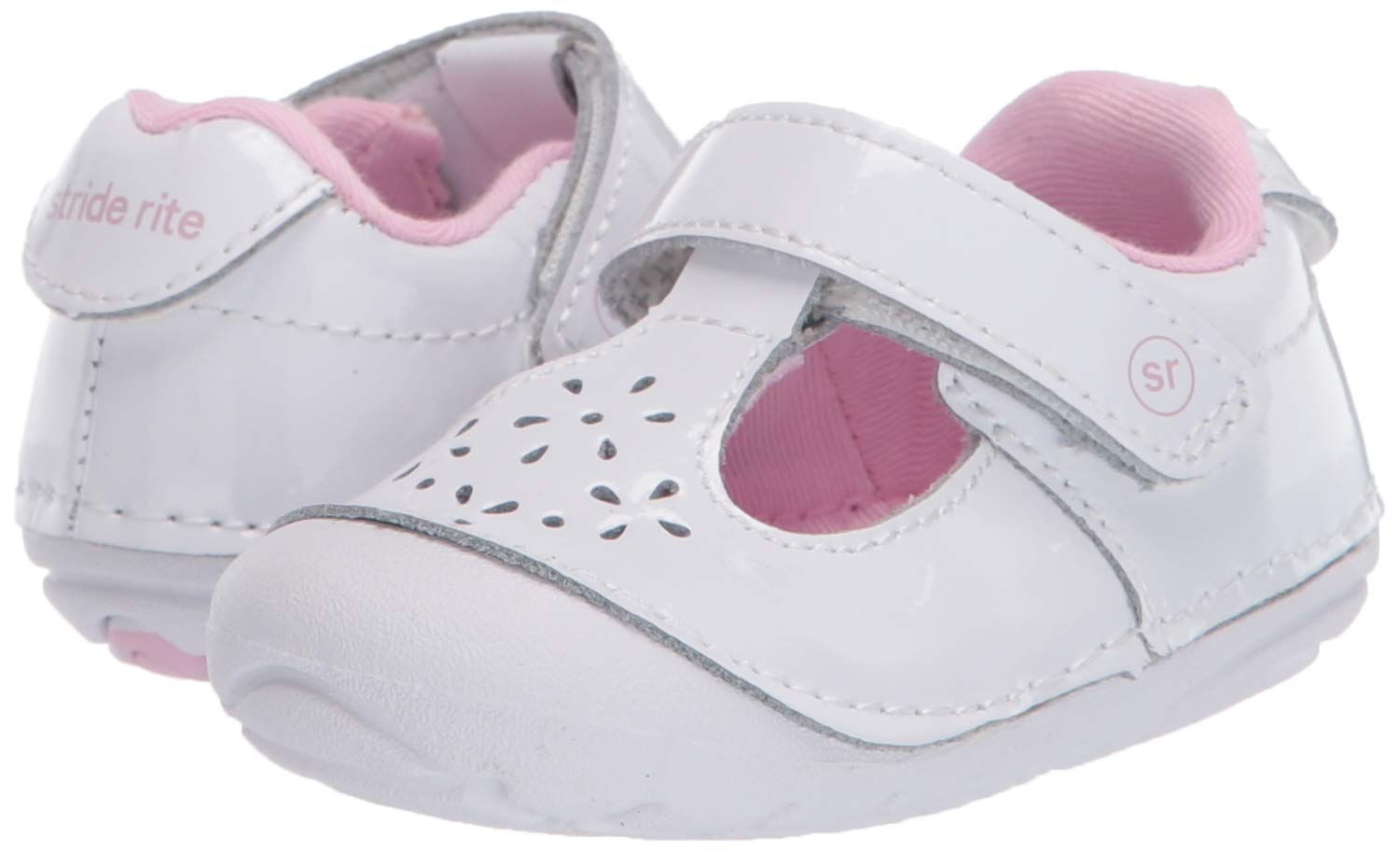 Stride Rite Soft Motion Amalie Mary Jane Flat Shoes for Baby Girls | Comfortable First Walkers | Perfect for Playdates, Parties & Everyday Wear
