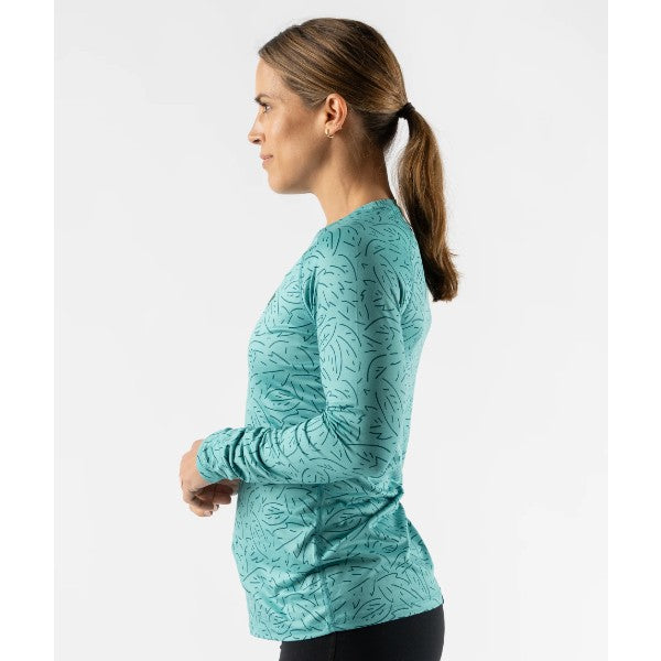 Rabbit EZ Tee Long Sleeve Women's Running Shirt - Lightweight & Breathable for Mother Runners - Perfect for Training, Marathons, and Outdoor Workouts