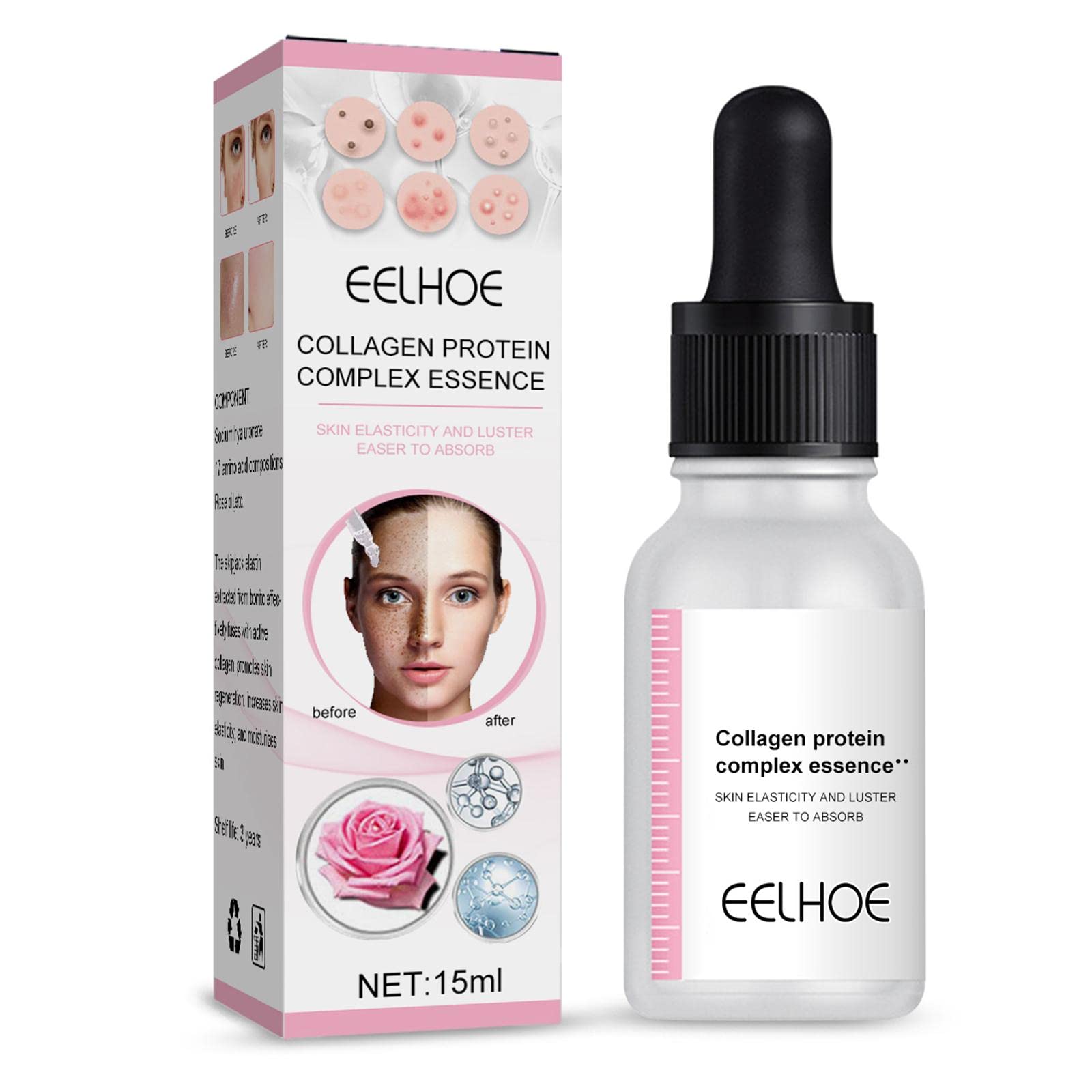JIALG Blemish Skin Corrector Serum with Sheep Placenta Collagen - Luxury Anti-Aging Facial Treatment for Dark Spots & Wrinkles - Perfect for Nighttime Skincare Routine & Daily Hydration