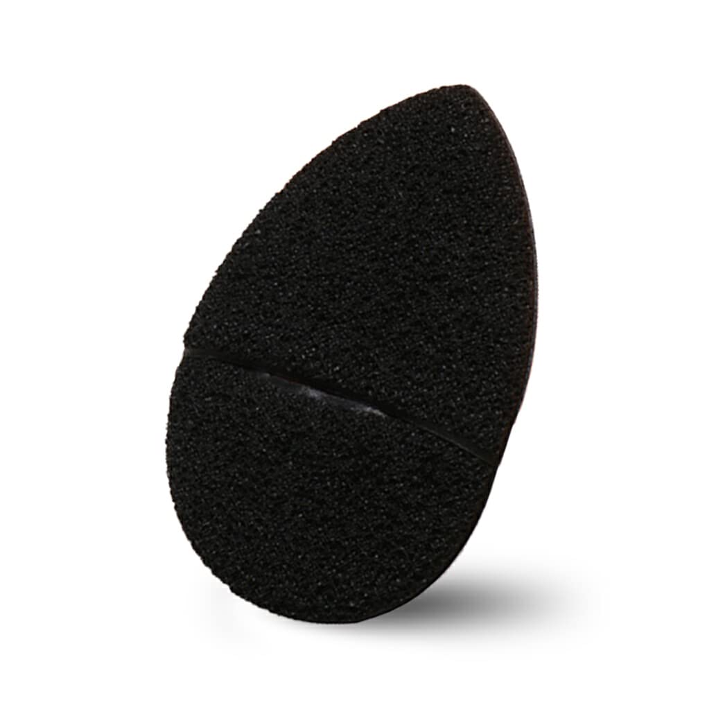 osiuujkw Makeup Remover Sponge - Black Powder Puff for Face Wash & Foundation Removal | Gentle Facial Cleansing Accessories for Daily Skincare Routine