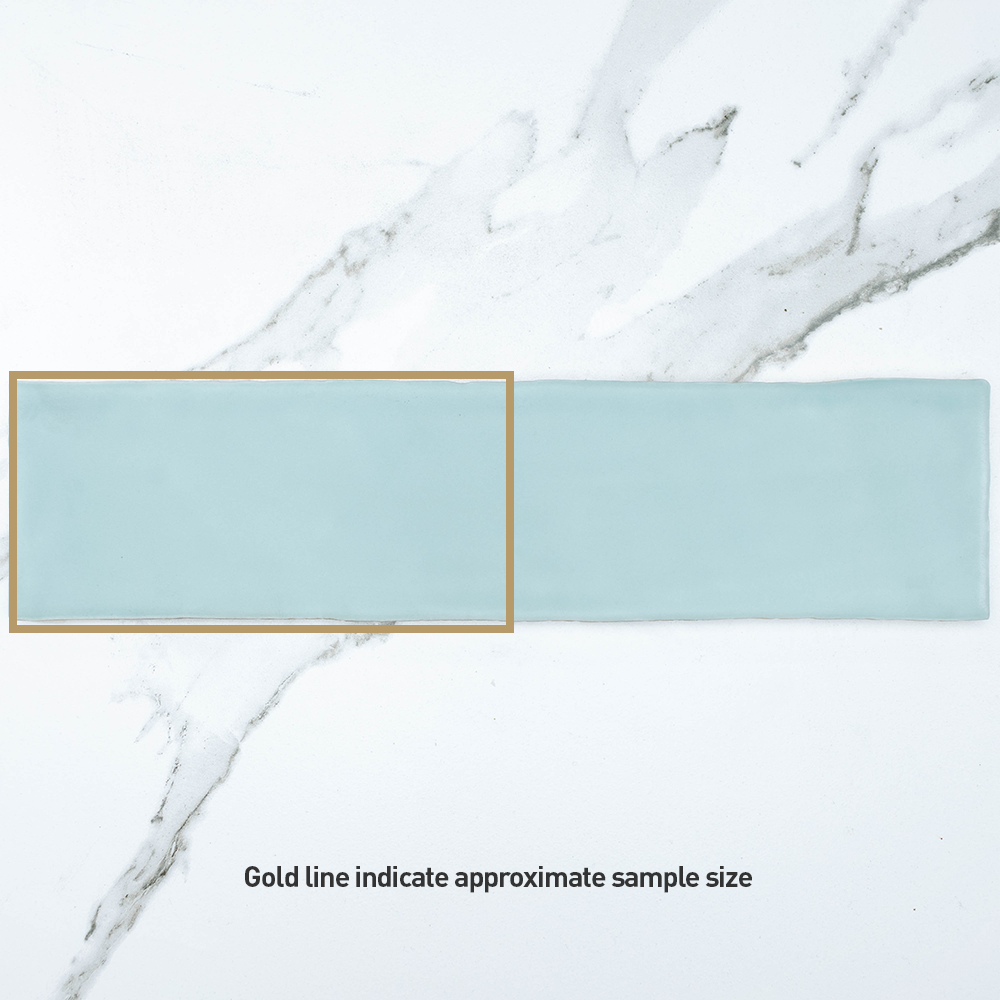 75x300mm Manhattan Menta Matte Subway Tile - Ceramic Wall & Backsplash Tile for Kitchen, Bathroom, and Shower