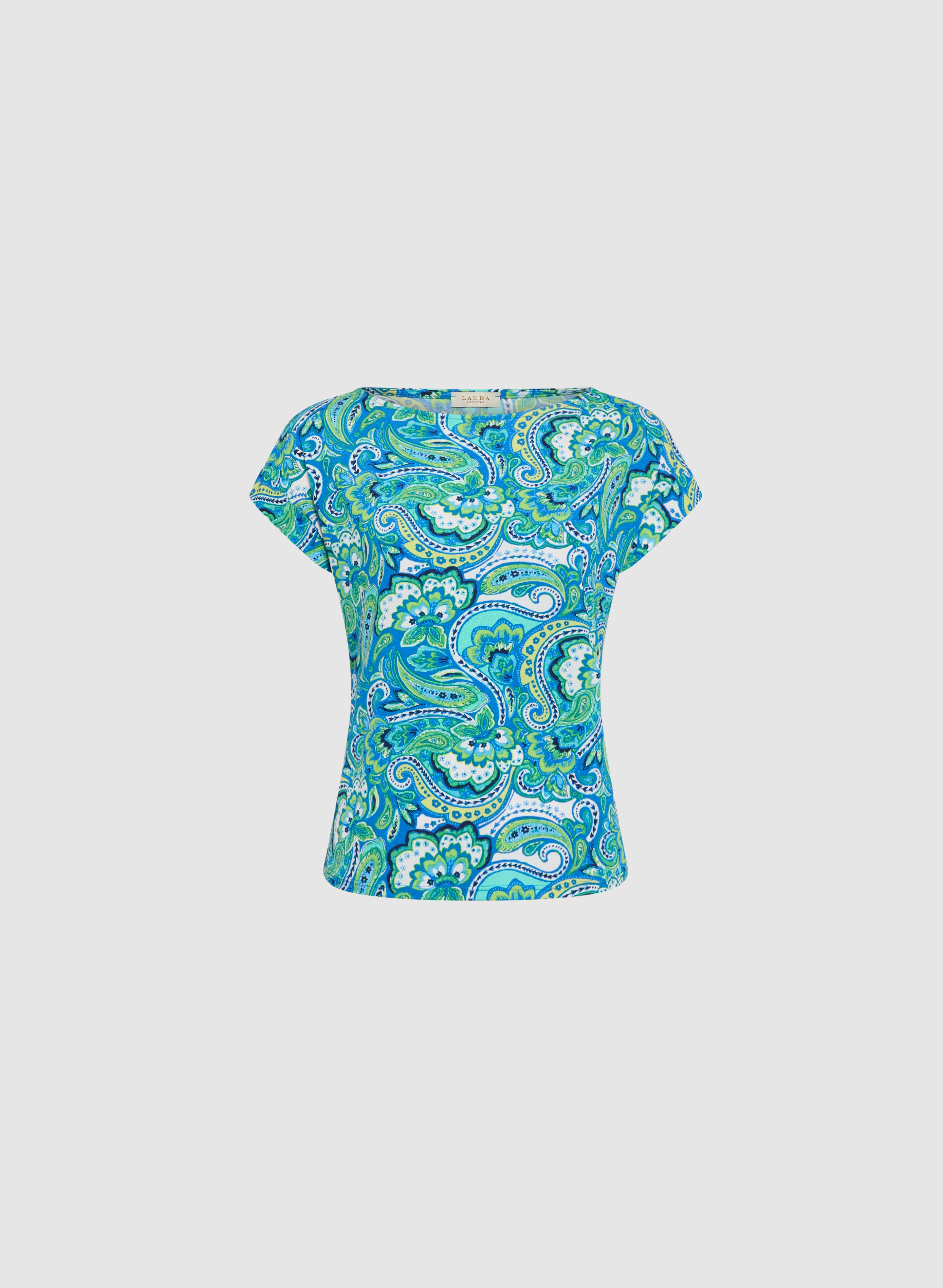 Stylish Cuffed Sleeve Paisley Print Blouse for Women | Floral Bohemian Tunic Top | Perfect for Casual Outings & Date Nights