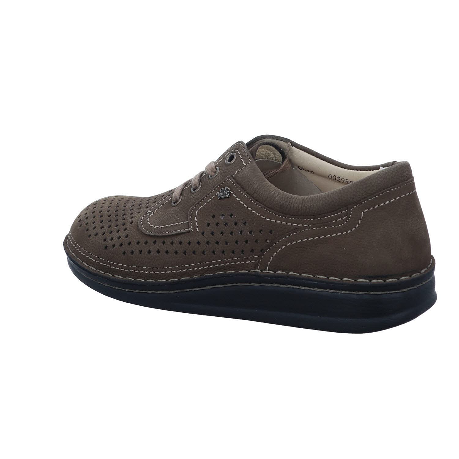 Finn Comfort Men's Baden Comfortable Leather Walking Shoes - Premium Arch Support for All-Day Wear - Ideal for Travel, Work & Casual Outings