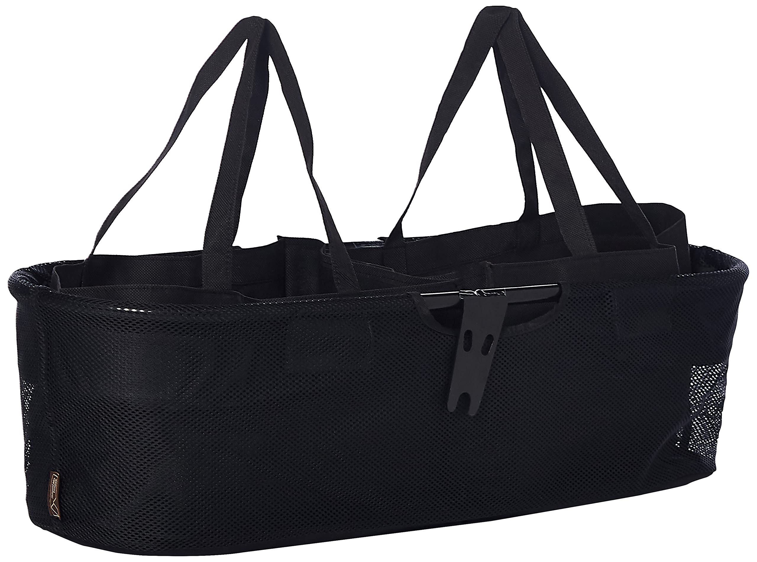 Mountain Buggy Joey Storage Organizer with Tote Bags for Duet Double Stroller - Black | Compact Baby Stroller Accessories for Diapers, Toys & Essentials | Perfect for Park Outings, Shopping Trips & Family Travel