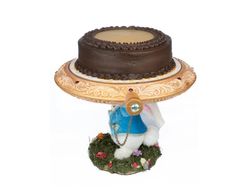 14-Piece White Rabbit Cake Plate Set - Elegant Porcelain Dessert Plates for Tea Parties, Birthday Celebrations & Home Decor - Perfect for Cakes, Cookies & Pastries