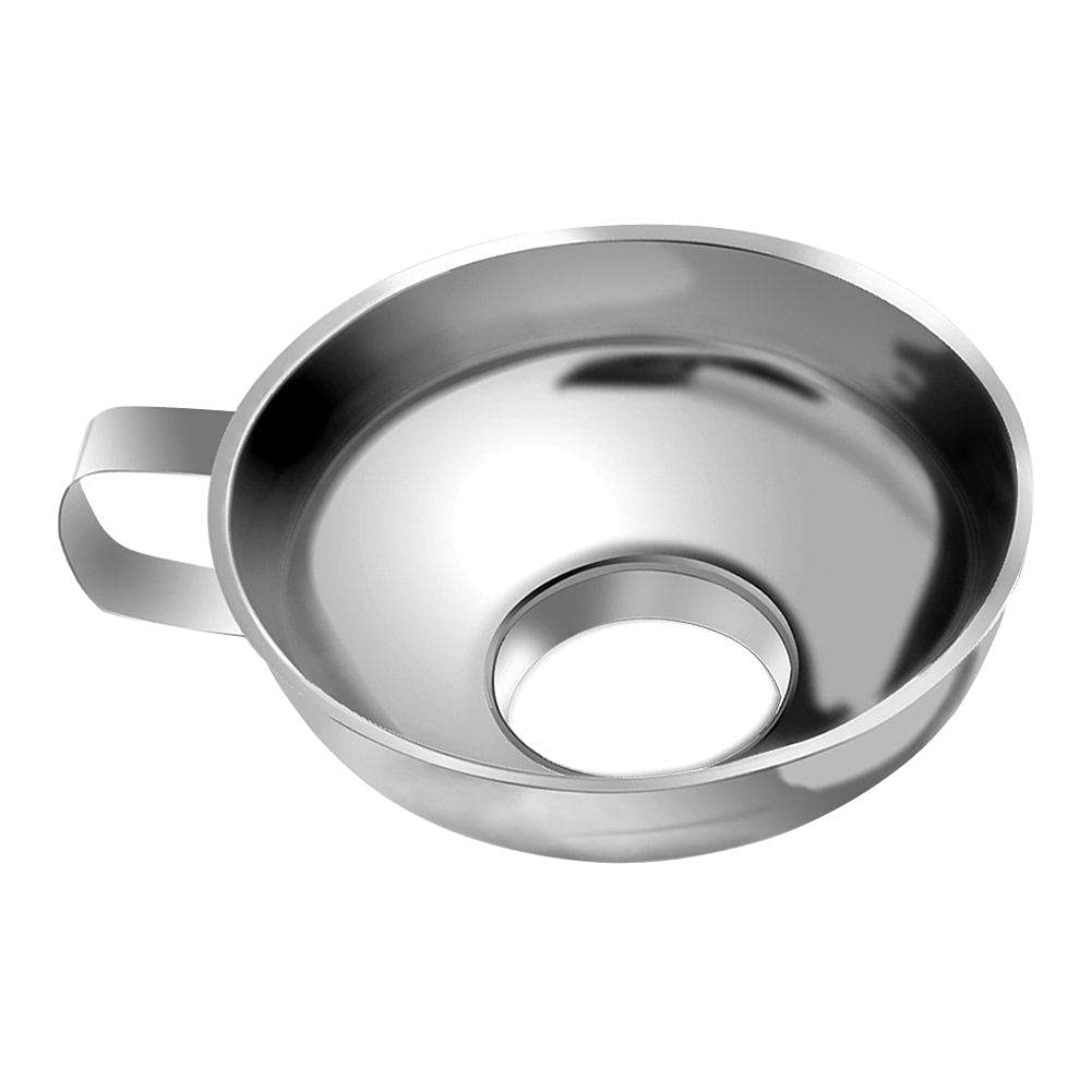 Premium Stainless Steel Wide Mouth Canning Funnel - Large Size for Oil, Pickles, Jam & Food Preservation | Leak-Proof Kitchen Tool for Home Canning, Cooking & DIY Projects