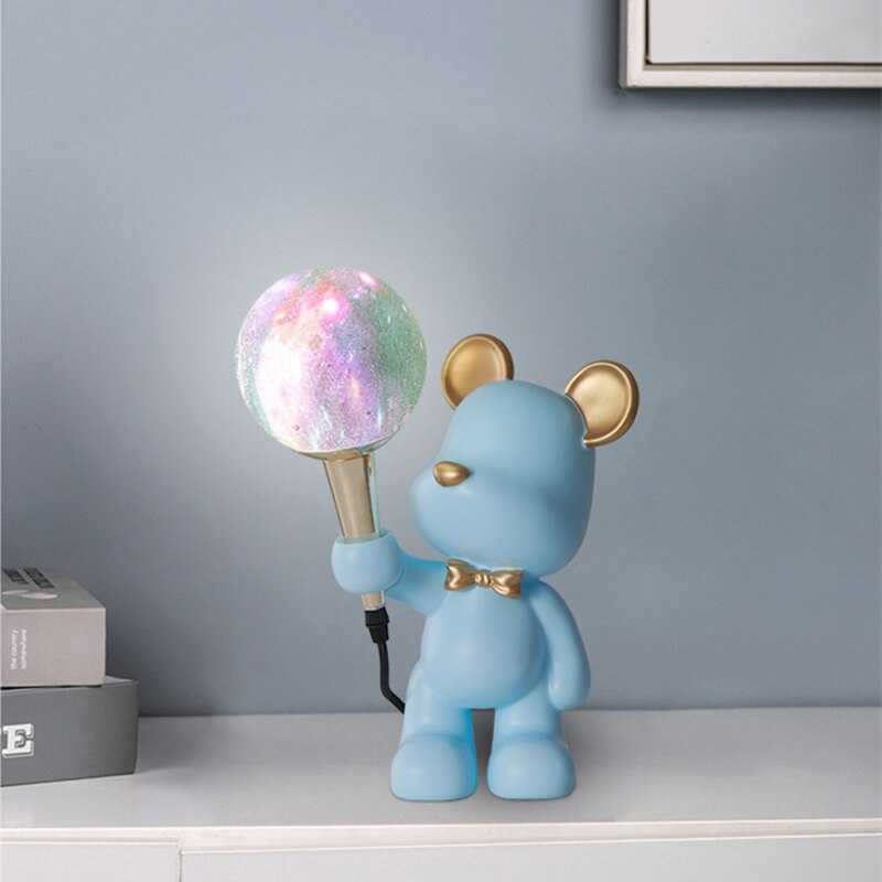 Cozy Bear Night Light for Kids - Soft Glow Bedside Lamp for Nursery, Bedroom & Playroom - Perfect for Bedtime Stories & Nighttime Comfort