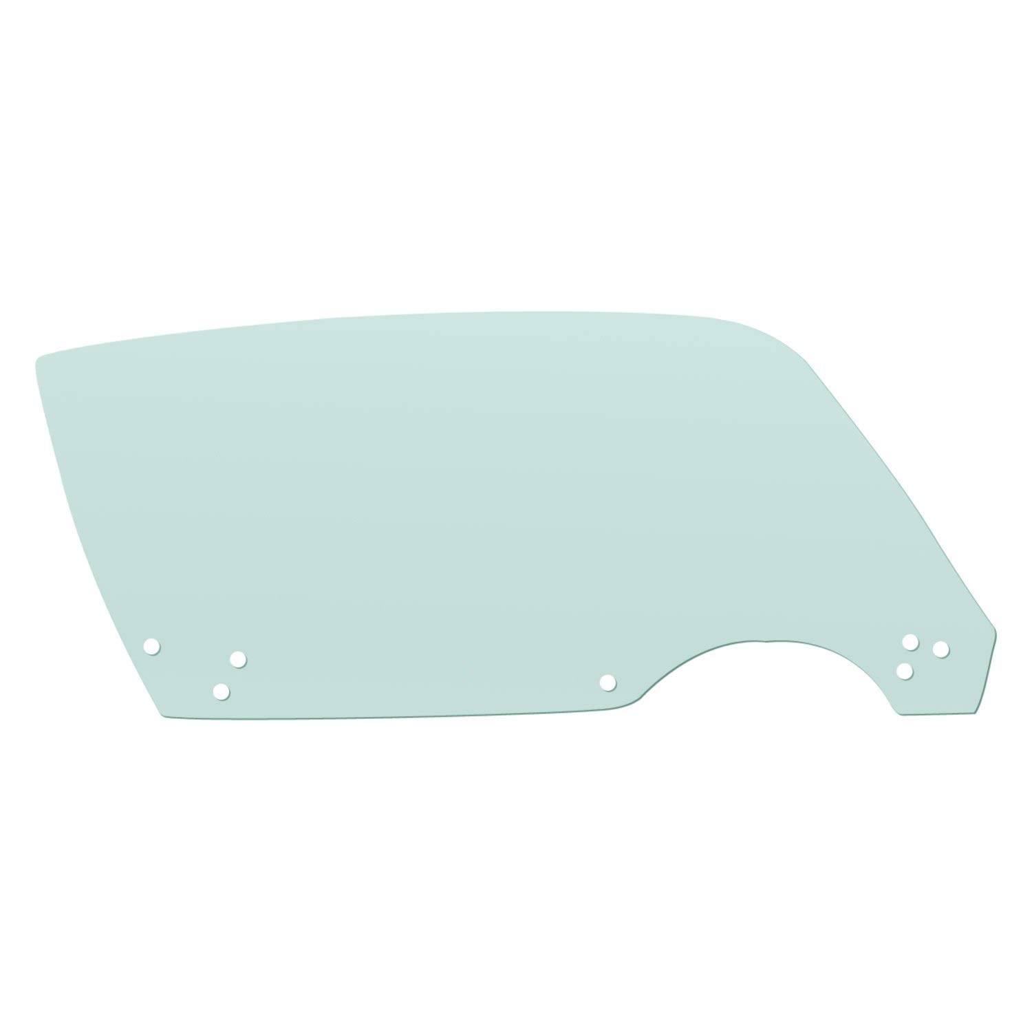 Auto Metal Direct Door Glass - Green Tint - Right Hand (RH) - Fits 1970-1981 Camaro & Firebird - Replacement Window for Classic Car Restoration & Vintage Auto Parts Collection