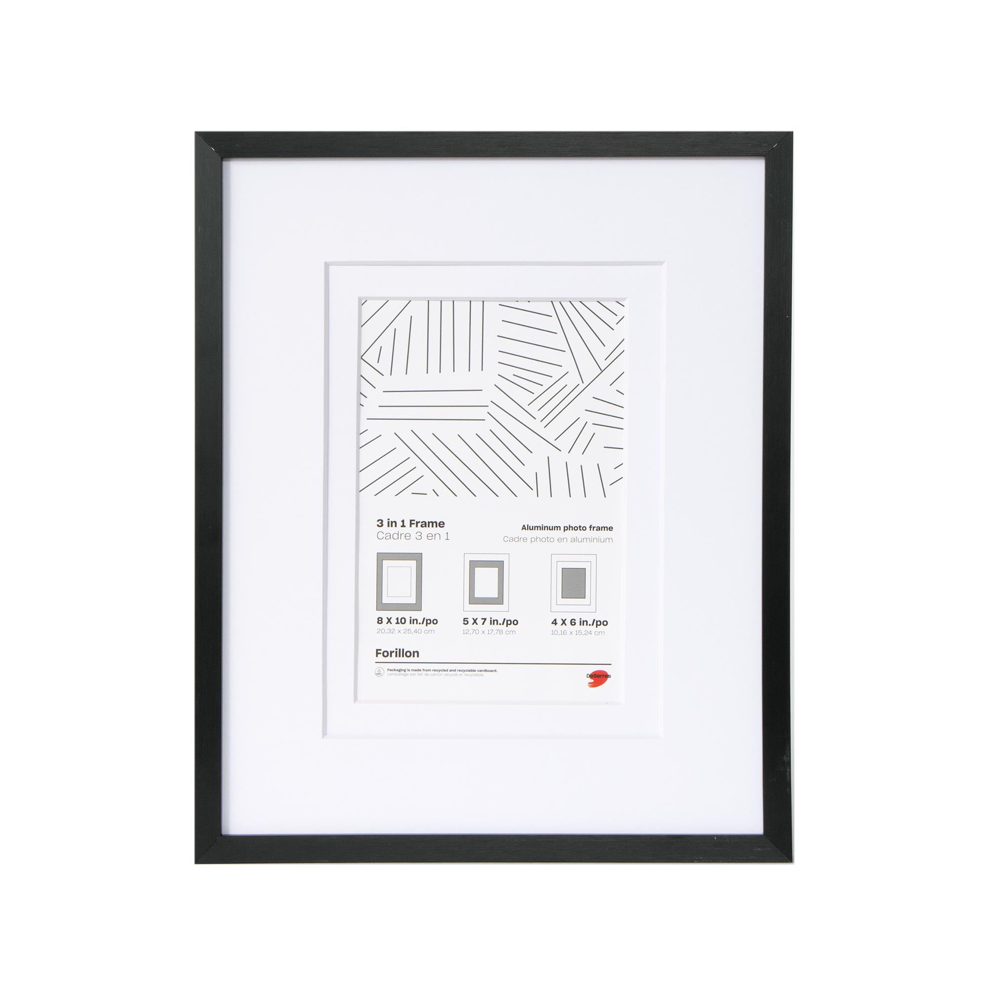 3 in 1 Multi-Opening Picture Frame - Display Family Photos, Wedding & Travel Memories - Perfect for Home Decor, Office Desk & Gift Giving