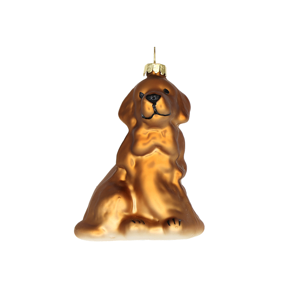 Golden Dog Figurine - Elegant Home Decor for Pet Lovers | Perfect for Shelf Display, Gift Giving & Feng Shui Arrangement