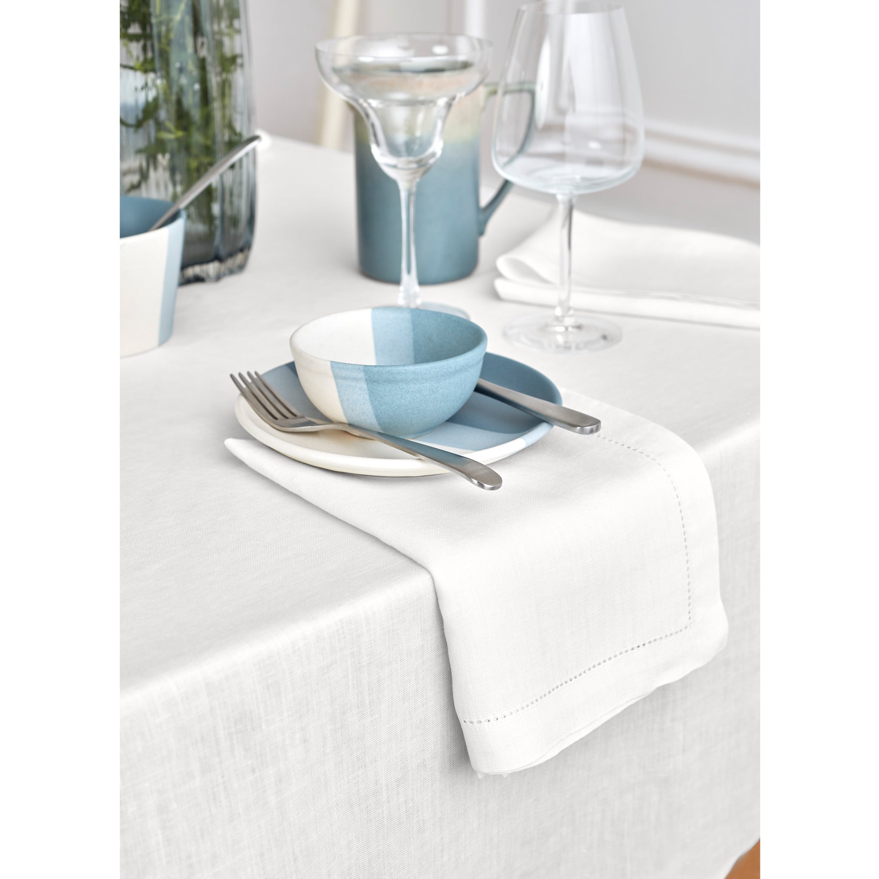 Sonoma Tablecloth - Premium Cotton Table Cover for Dining & Decor | Perfect for Parties, Weddings & Home Decor