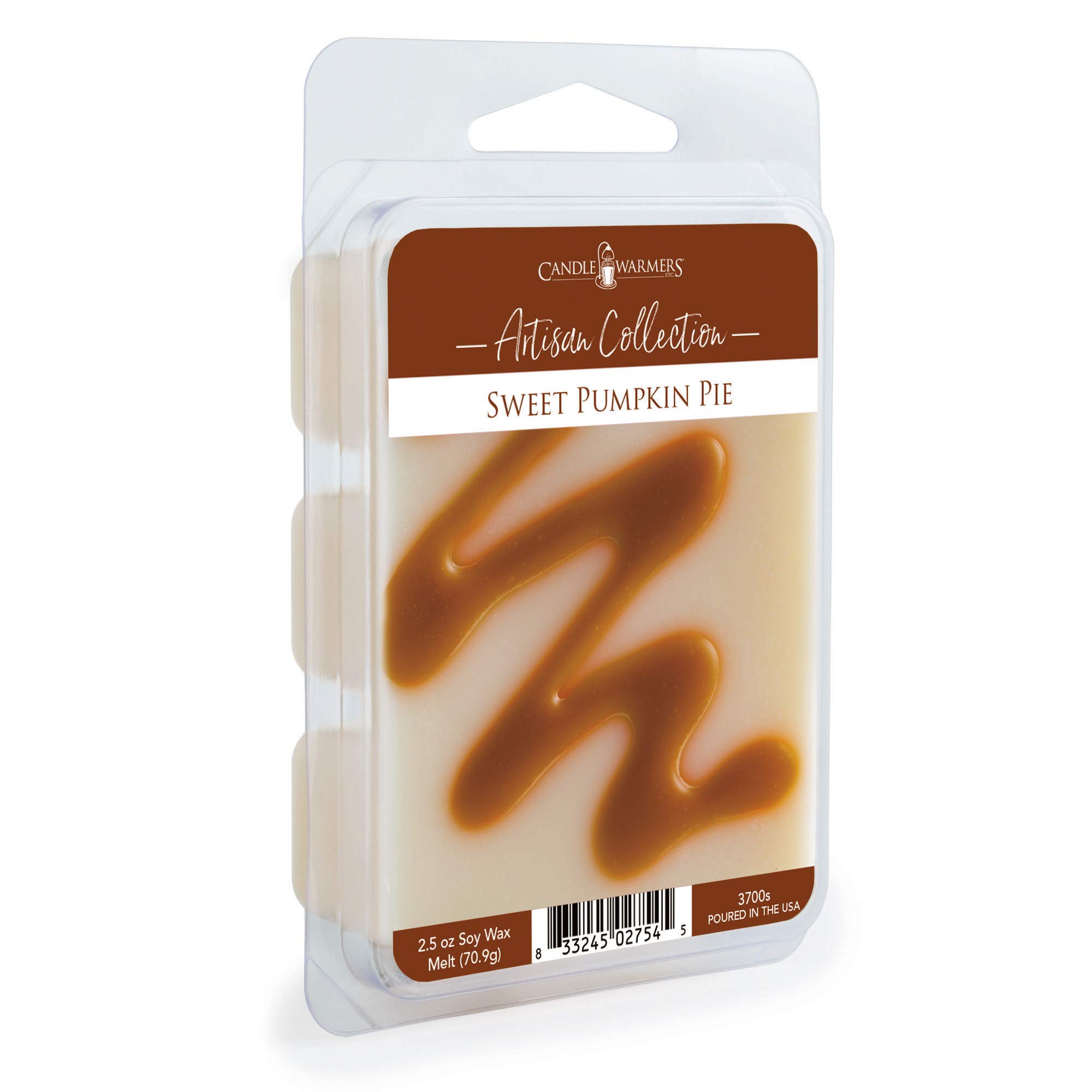 Premium 2.5 oz Soy Wax Fragrance Melts - Sweet Pumpkin Pie Scent with Handcrafted Decor | 100% Natural Soy Wax Candle Warmers for Home, Office & Gifts | Creates Cozy Fall Ambiance for Relaxation & Aromatherapy