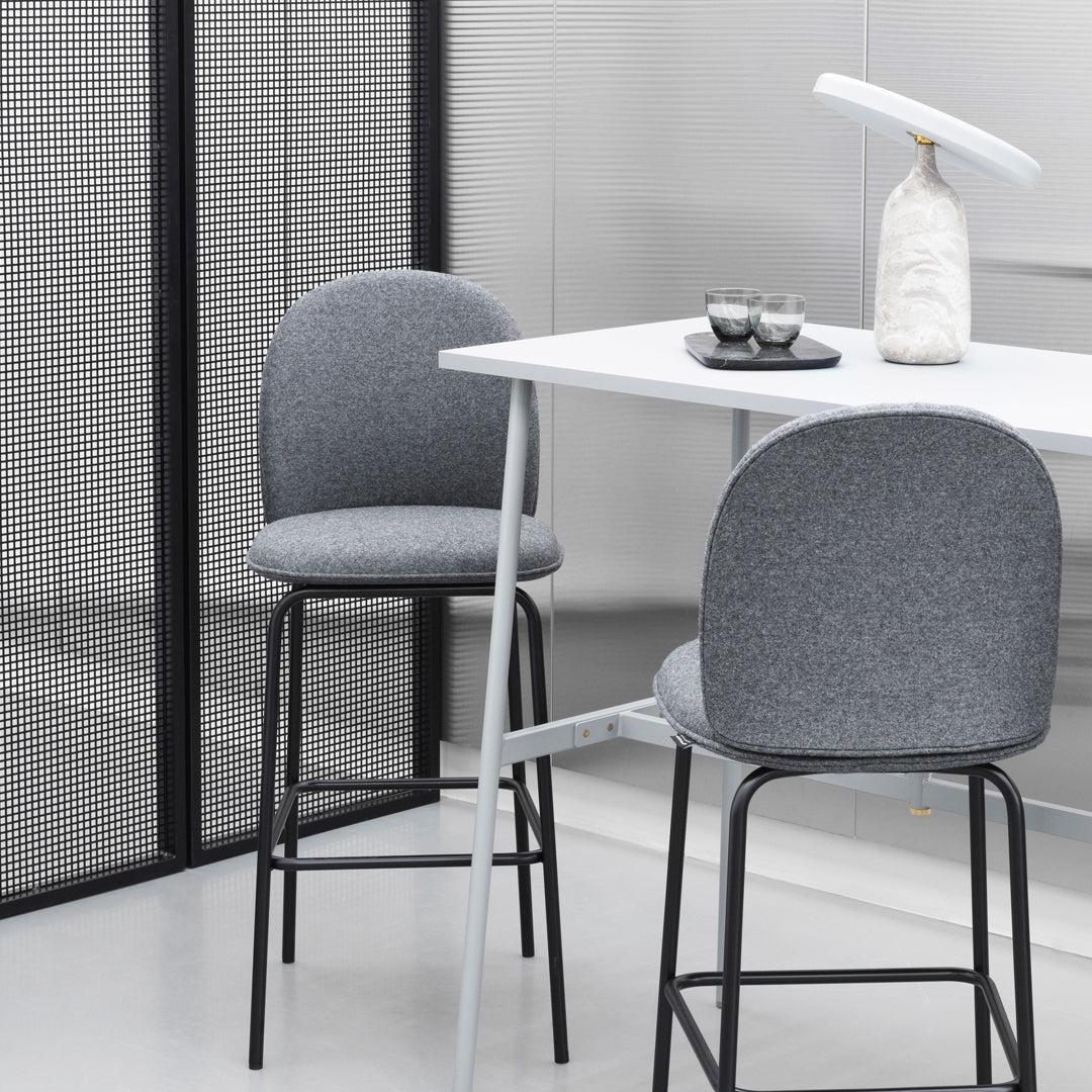 Ace Bar Chair - Fully Upholstered Counter Stool for Kitchen Island, Breakfast Nook & Home Bar | Comfortable Modern Dining Seating