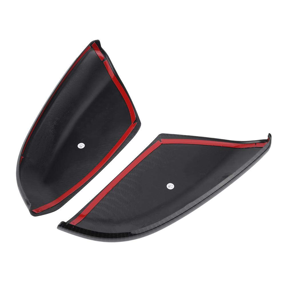 Carbon Fiber Mirror Caps for Honda Civic 2016-2019 - Black Rearview Mirror Cover Set (2PCS) - Compatible with Sedan, Coupe & Hatchback Models - Enhance Style & Protection for Daily Driving & Car Shows