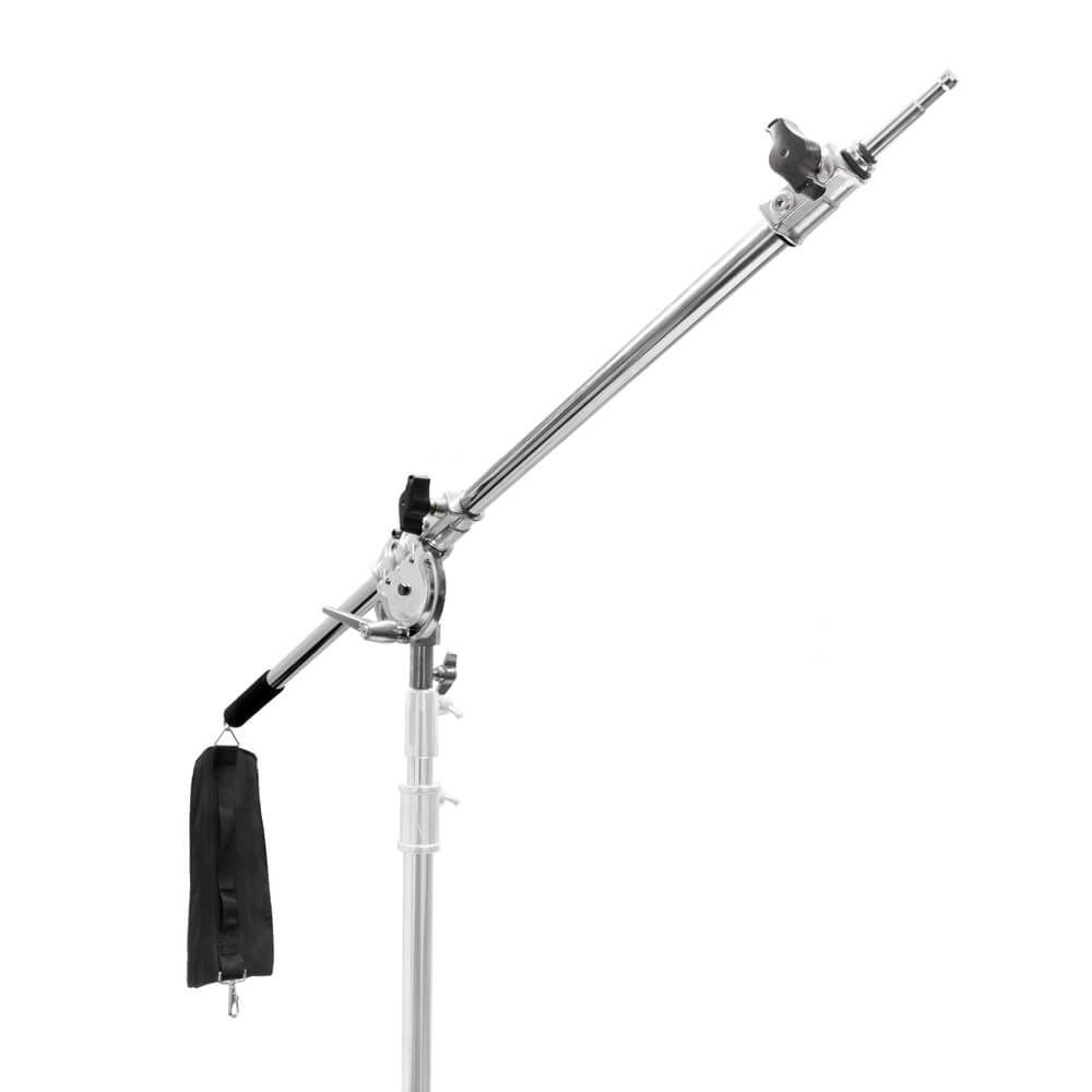 217cm Heavy Duty Telescopic Boom Arm with Sandbag - Professional Photography & Video Support for Studio, Outdoor Filming, Vlogging, and Live Streaming