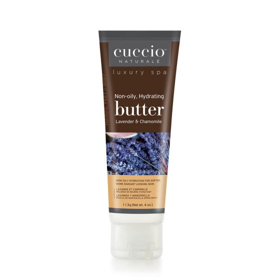 CUCCIO Lavender & Chamomile Butter & Scrub 4oz - Moisturizing Hand & Foot Care for Relaxation & Spa Day at Home