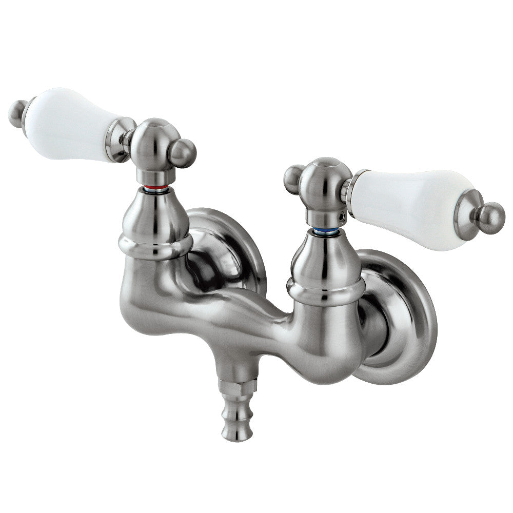 Kingston Brass CC35T2 Vintage 3 3/8 Inch Wall Mount Tub Faucet