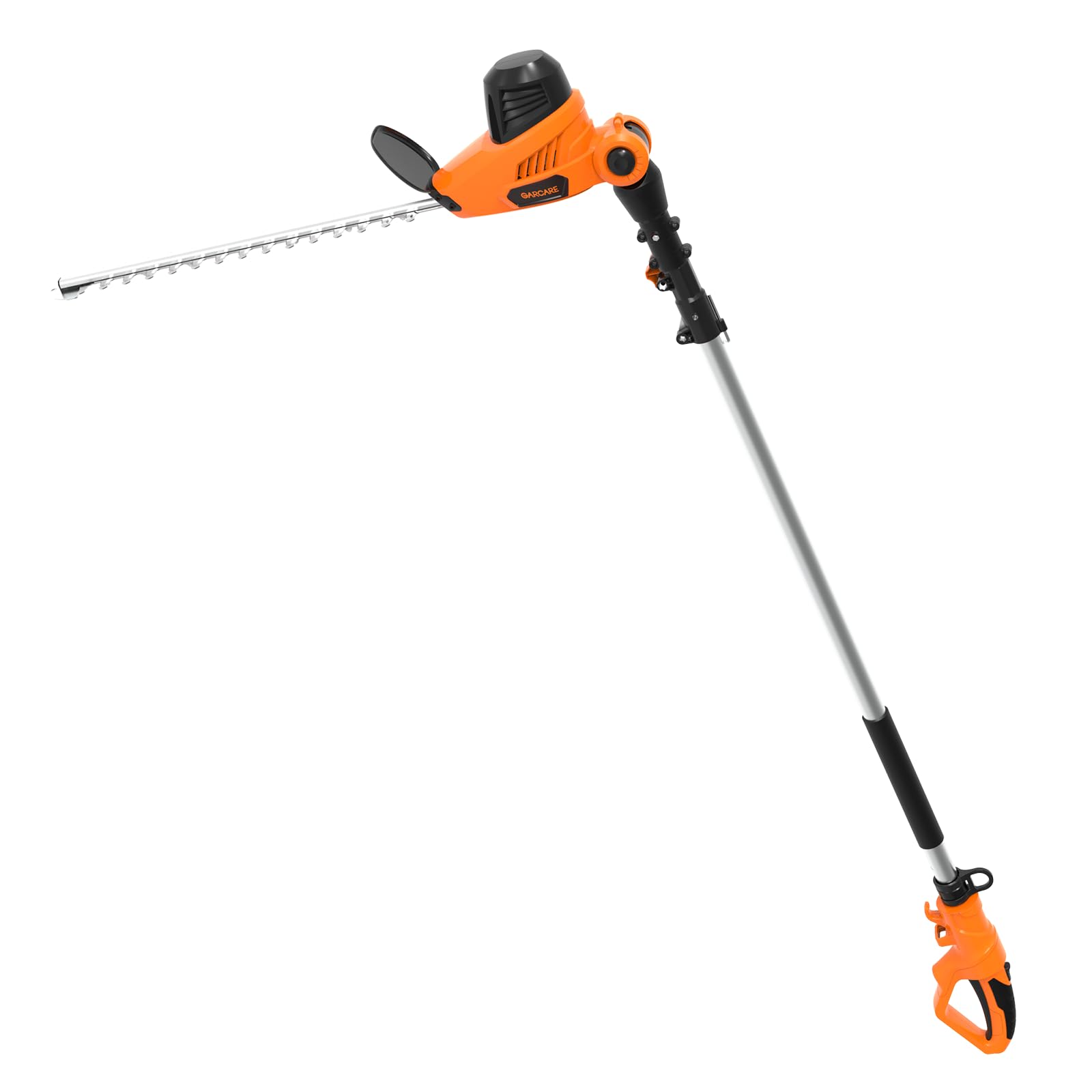GARCARE 4.8-Amp Electric Hedge Trimmer with 18-Inch Laser-Cut Blade & Cover - Powerful Corded Shrub Trimmer for Lawn, Garden, and Landscape Maintenance