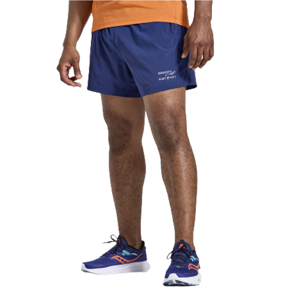 Men's Saucony Outpace 5 Running Shorts - Lightweight Breathable Athletic Shorts for Men - Perfect for Jogging, Gym Workouts & Outdoor Activities