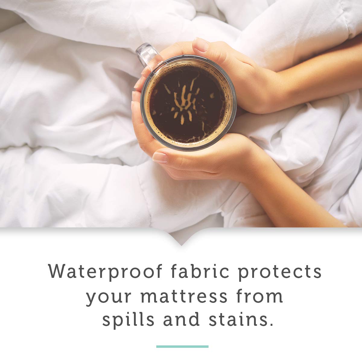 AllerEase 2-in-1 Hypoallergenic Mattress Pad with Removable Top - Twin XL Size, Hot Water Washable for Dust Mite Protection - Perfect for Dorm Beds, Guest Rooms & Allergy Relief