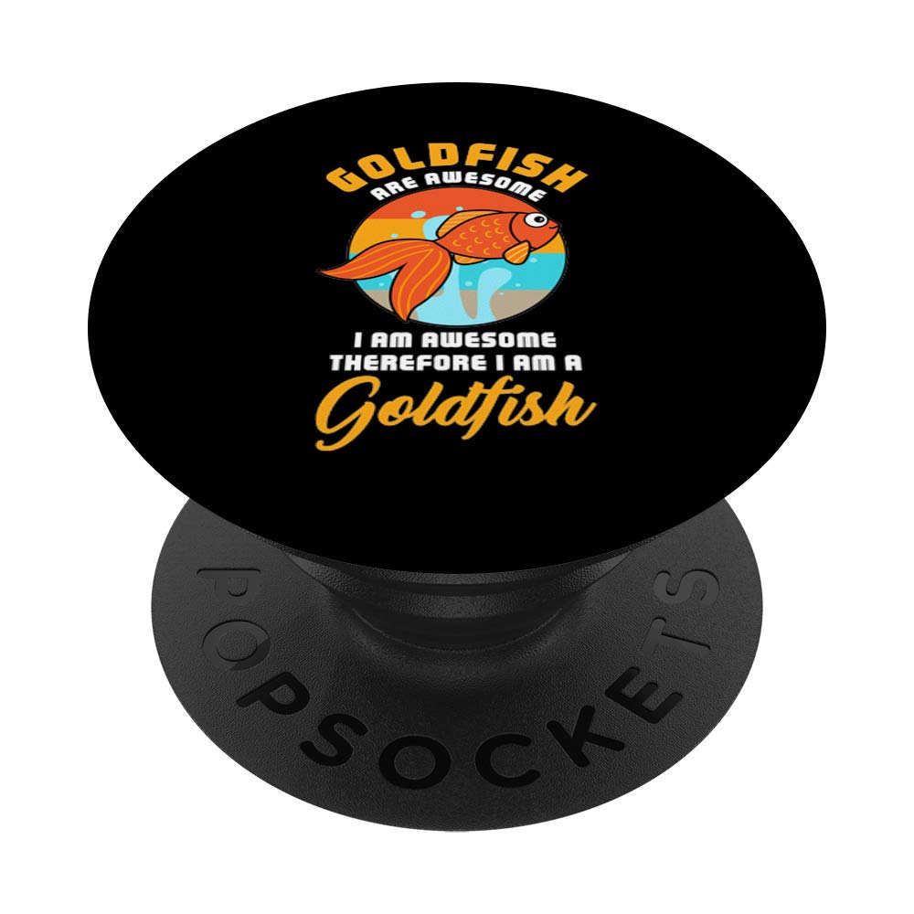 Awesome Cute Easy Fish Pet PopSockets Grip and Stand for Phones and Tablets - Perfect Christmas Gift for Fish Lovers & Phone Accessories