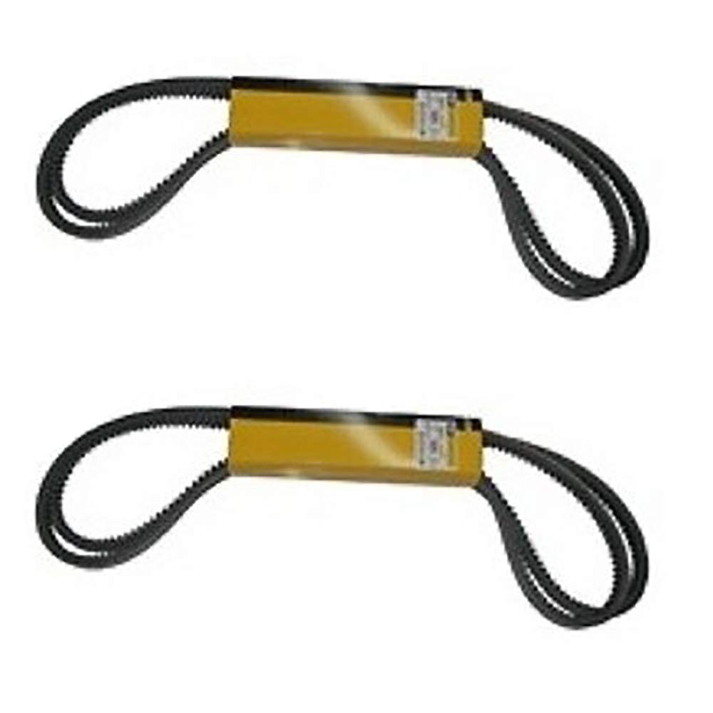 Stevens Lake 2-Pack Replacement Belts for Caterpillar Engines - Compatible with CAT 3126B, 3176B, 3176C, 3196, 3306, C-10, C-12, C-9, C11, C13 Models - Interchangeable with 7M4710 & OTB40-0025 - Perfect for Heavy-Duty Truck & Equipment Maintenance