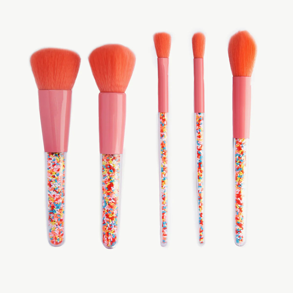 Oh Flossy Sprinkle Makeup Brush Set - 12 Piece Professional Cosmetic Brushes for Foundation, Blending, Eyeshadow & Contouring - Perfect for Makeup Artists & Beginners (Gift Ready) - Great for Daily Makeup, Special Occasions & Professional Use