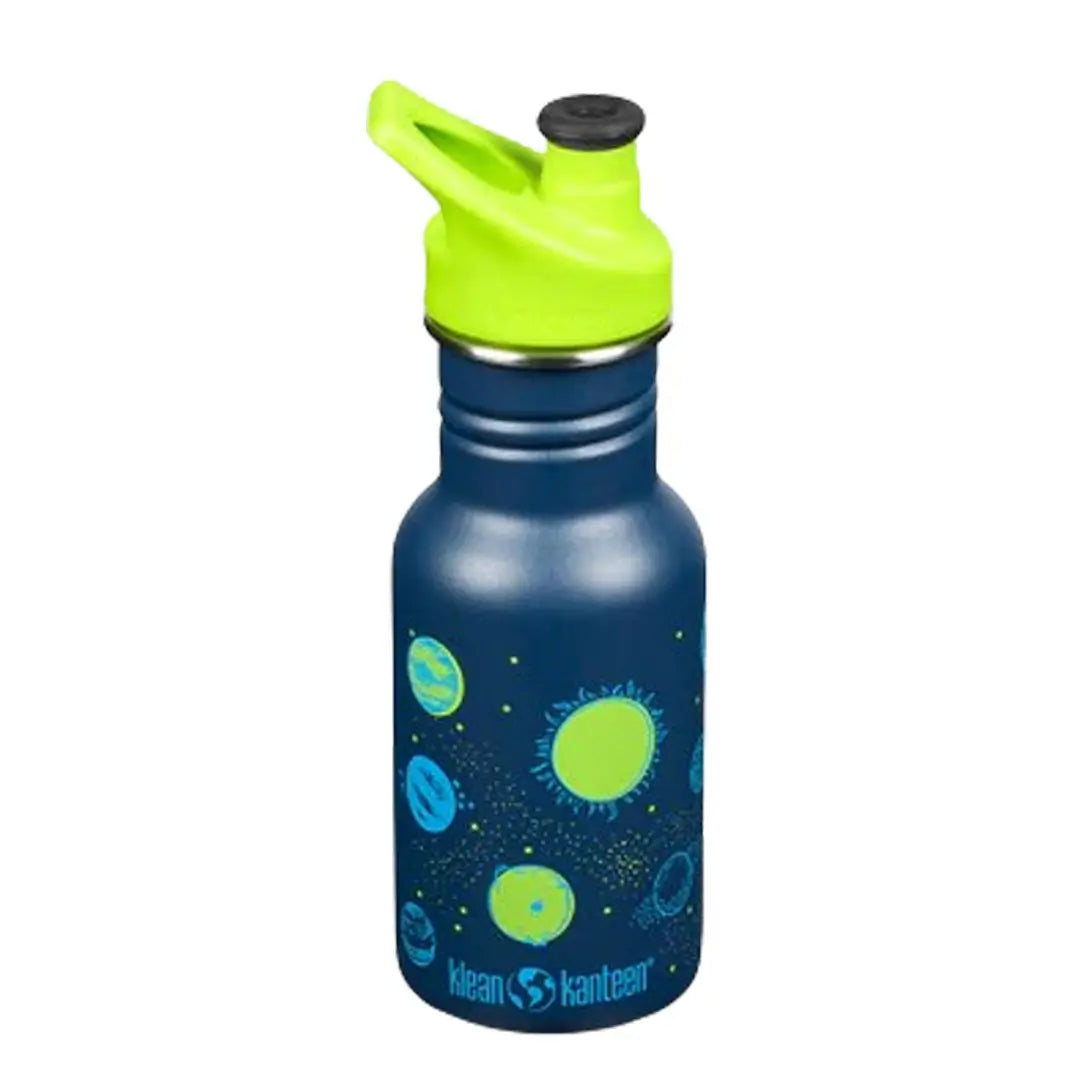 Klean Kanteen Kids Classic Stainless Steel Water Bottle 355ml (12oz) - BPA Free, Leak Proof, Eco Friendly for School, Sports & Outdoor Activities