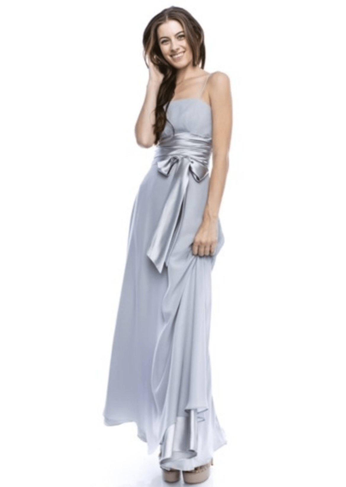 Elegant Long Chiffon Dress by Chicas | 19 Stylish Colors | Perfect for Summer Weddings, Beach Vacations & Evening Parties