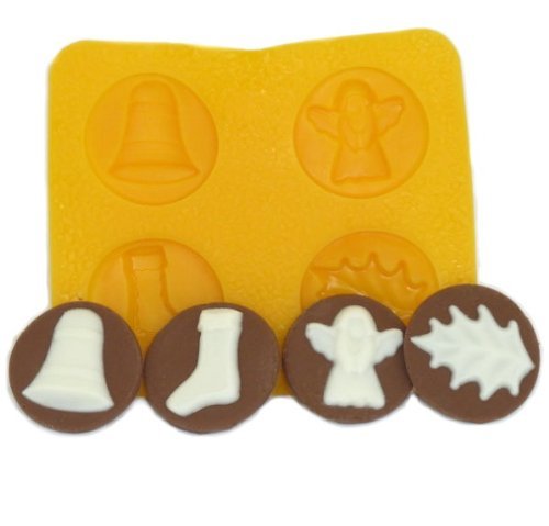 Christmas Silicone Baking Molds - 12-Piece Assorted Holiday Cookie & Candy Flexible Molds Set for DIY Desserts, Gingerbread, Chocolate - Perfect for Christmas Baking, Party Treats & Gift Making