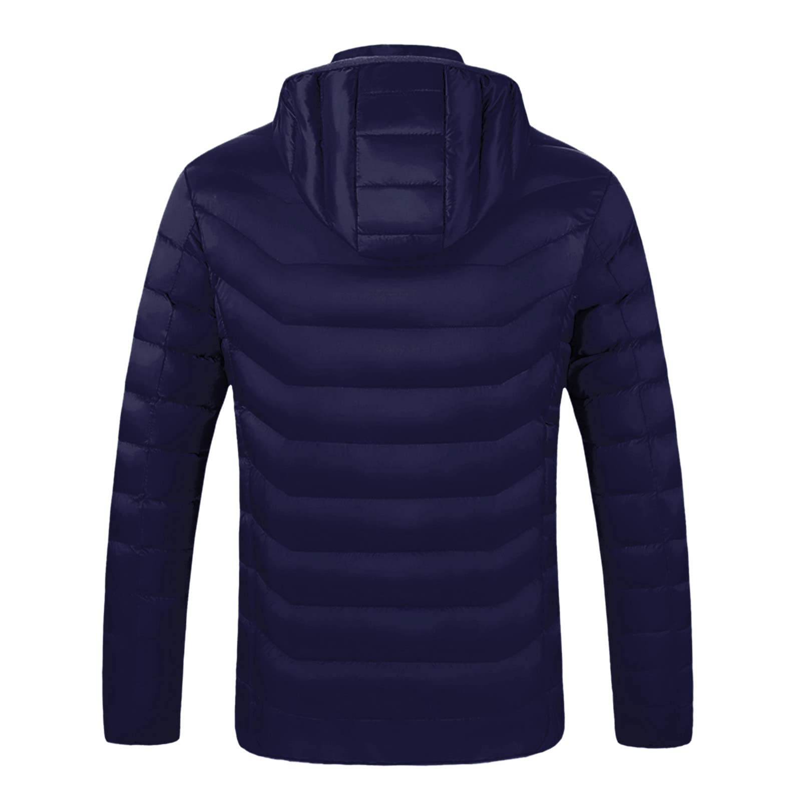 USB Rechargeable Electric Heated Jacket for Men & Women - Winter Waterproof Unisex Heated Coat with Adjustable Temperature | Perfect for Outdoor Activities, Skiing, Camping & Cold Weather Commutes