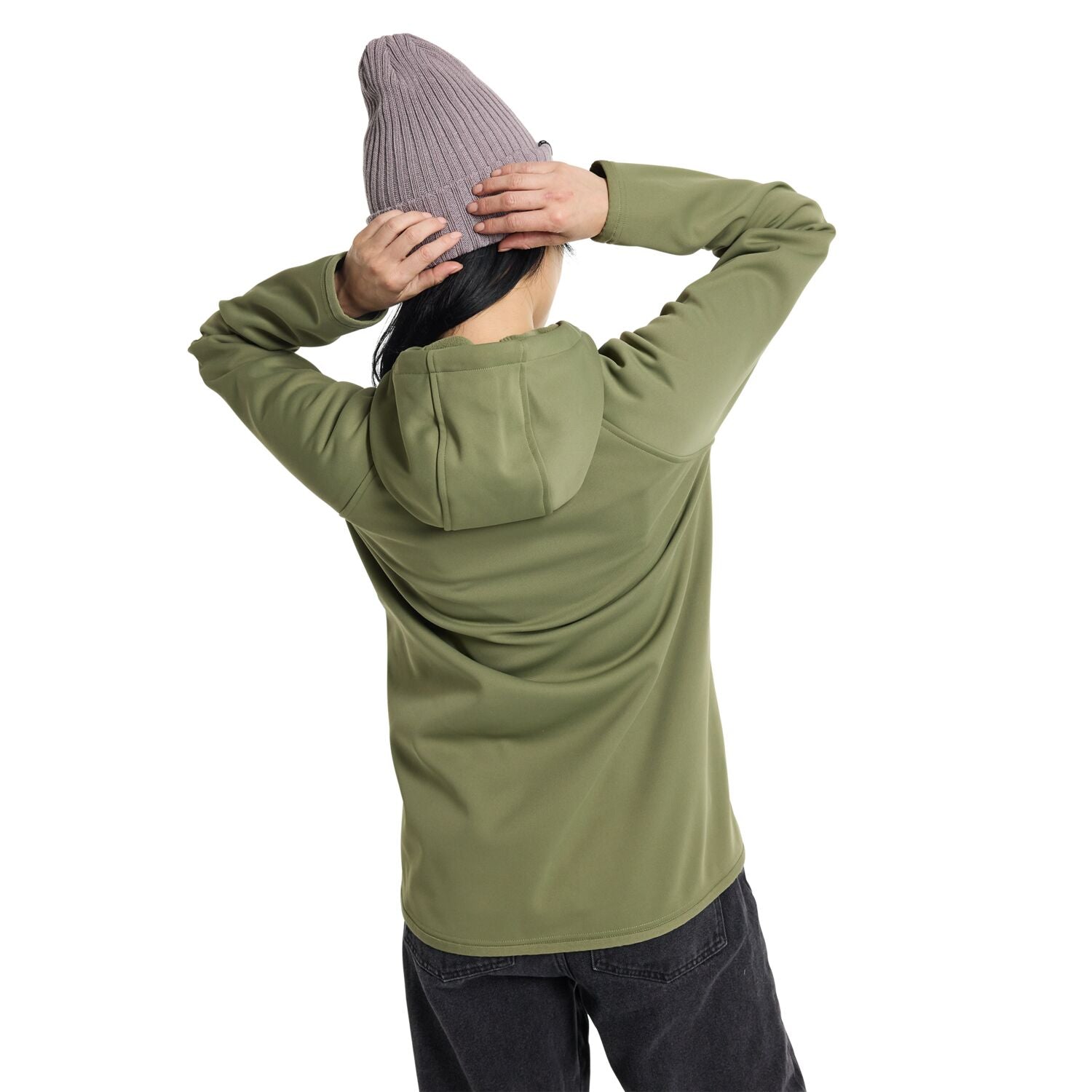 Burton Women's Crown Weatherproof Pullover Jacket - Waterproof Windproof Fleece-Lined Hoodie for Outdoor Hiking, Skiing & Winter Activities