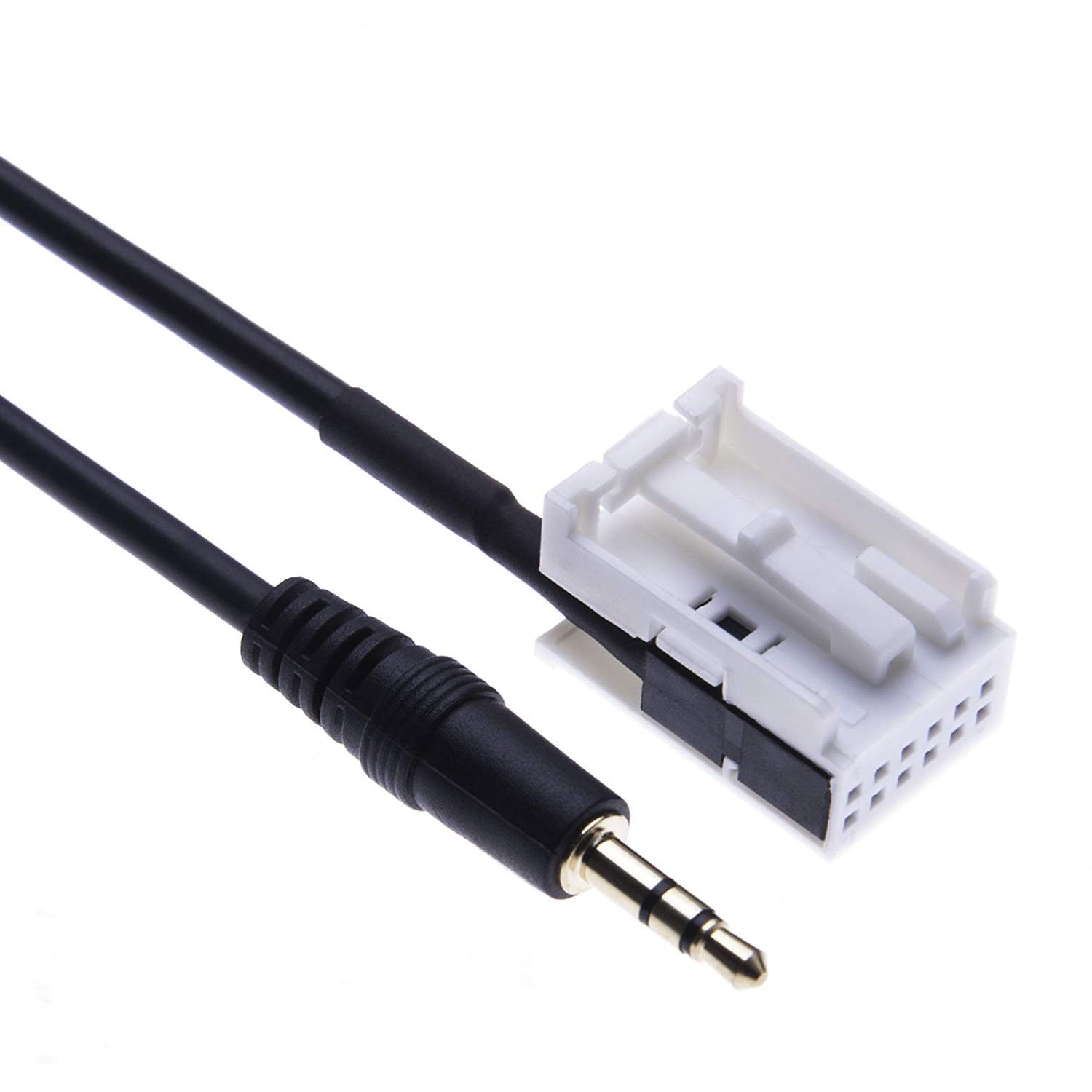 Keple 3.5mm Aux Cable for Mercedes Radio Audio - Compatible with 20 APS, 30 APS, 50 APS, Comand APS NTG2, AC289 | 5ft Car Audio Line-in Adapter | Perfect for Music Streaming & Hands-Free Calling in Your Mercedes
