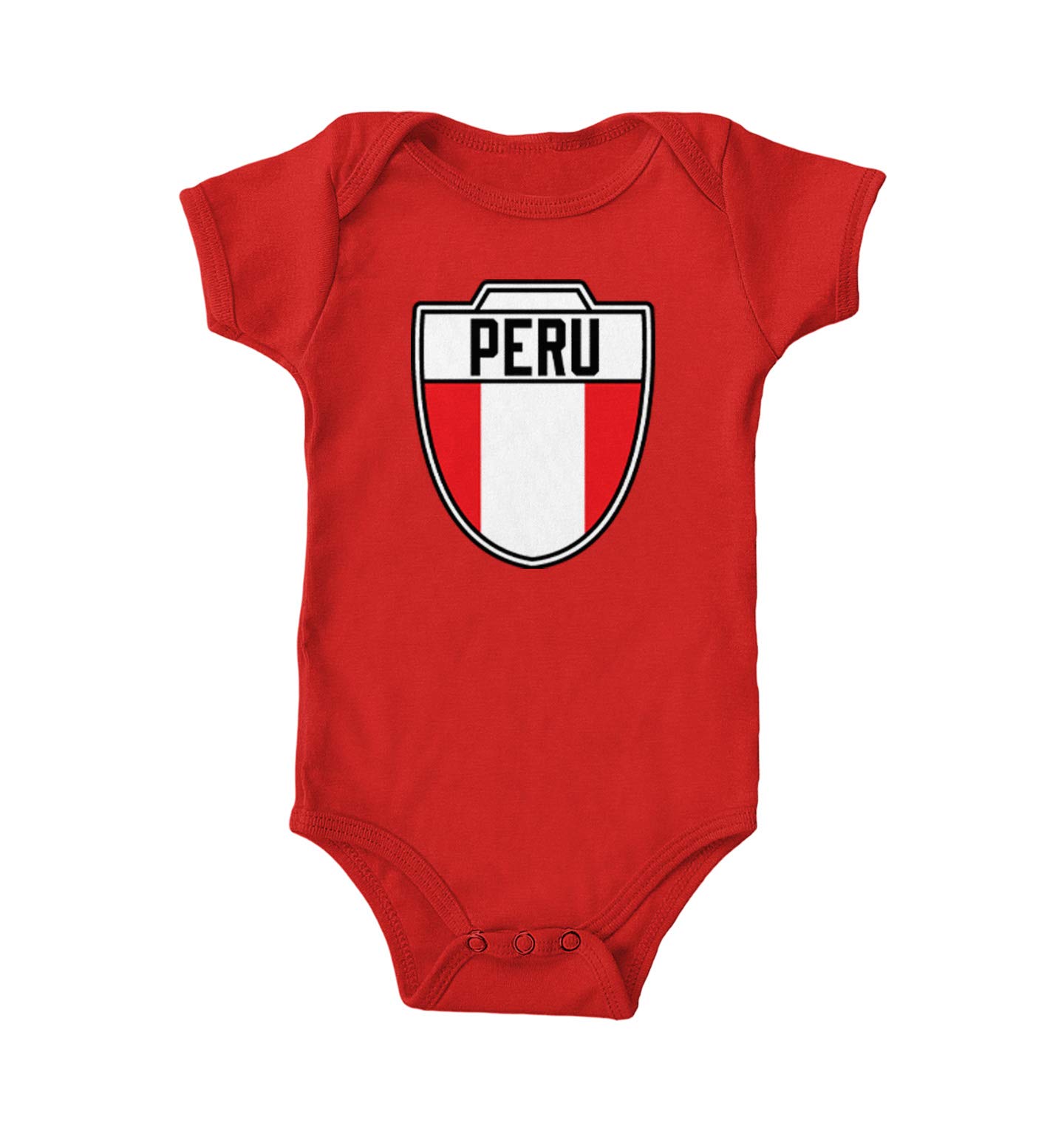 Haase Unlimited Peru National Soccer Team Baby Bodysuit - Soft Cotton Infant Onesie for Boys & Girls - Perfect for Game Day, Fan Events & Playtime