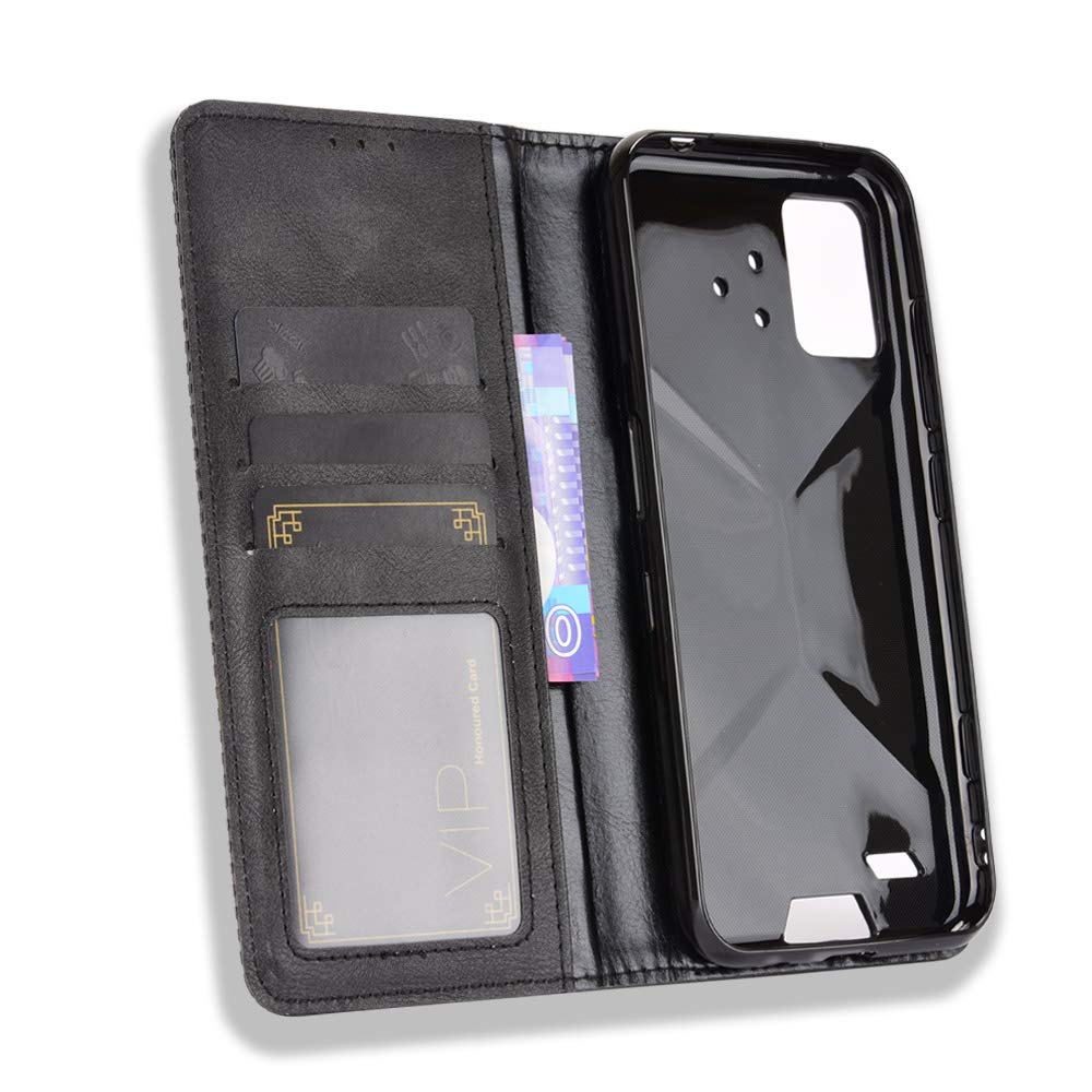 Premium PU Leather Flip Case for Umidigi Bison GT - Shockproof Protective Cover with Card Slots | Perfect for Outdoor Adventures, Work & Daily Use