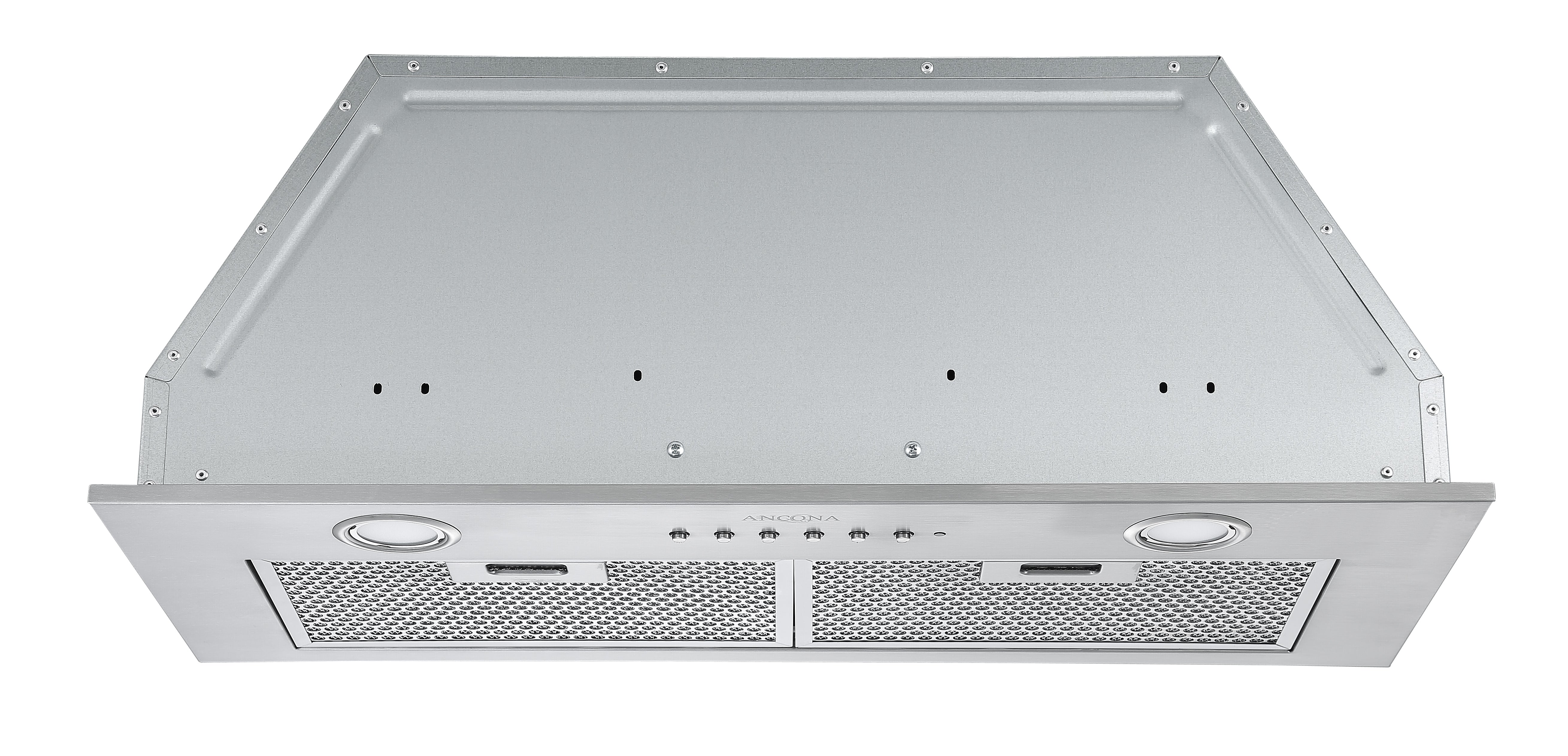 28-inch Built-in BN628 620 CFM Ducted Range Hood with Night Light - Stainless Steel Kitchen Vent Hood for Gas Stove - Perfect for Modern Home Cooking & Smoke Removal