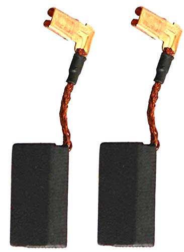 DWE4011N DWE4887 DWE4012 Angle Grinder Replacement Carbon Brushes - 6x7.6x16mm Japanese Carbon Motor Brushes for Power Tools - Perfect for DIY Projects, Woodworking & Metal Grinding