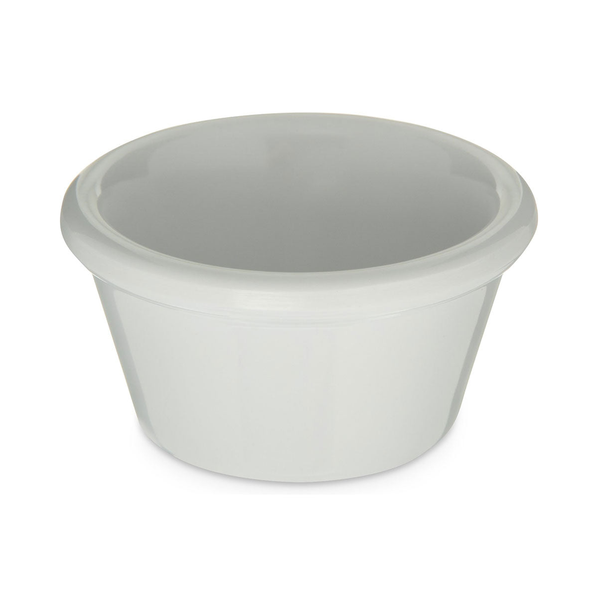 Carlisle S85202 White 2 oz Melamine Smooth Ramekin - Perfect for Desserts, Condiments & Food Presentation in Restaurants, Catering & Home Kitchens