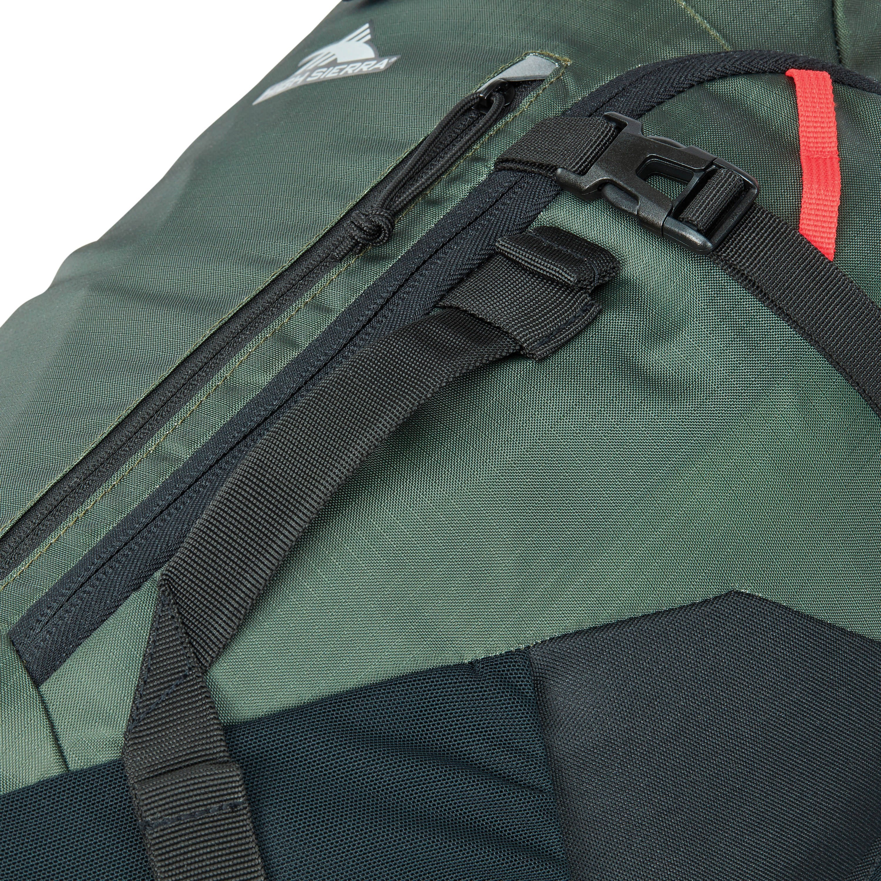High Sierra Pathway 2.0 Frame Pack 45L Backpack - Lightweight Hiking Backpack for Men & Women, Durable Travel Backpack with Adjustable Straps, Forest Green/Black - Perfect for Camping, Hiking & Outdoor Adventures