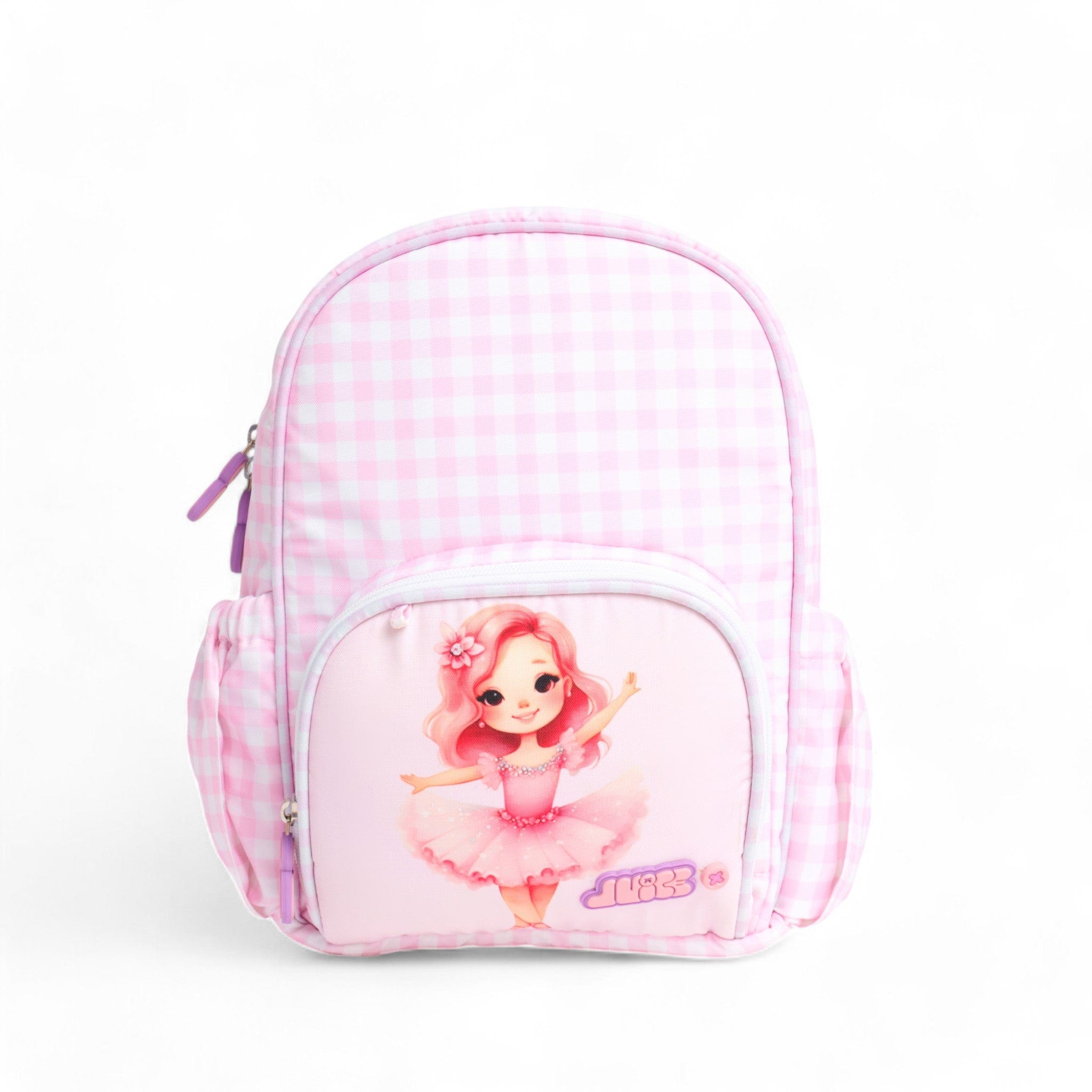 Stylish Ballerina Small Backpack with Water Bottle Set for Girls - Perfect for School, Dance Class & Travel Accessories
