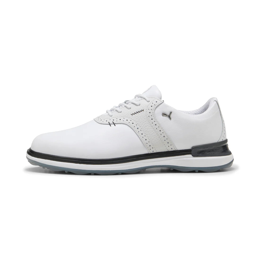 Puma Avant Running Shoes for Men - White & Feather Gray - Lightweight & Breathable for Jogging, Gym, and Daily Wear