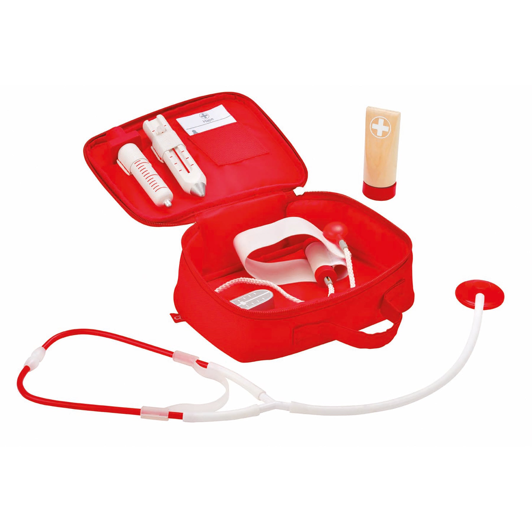 Beleduc 7 Piece Doctor On Call Playset - Realistic Medical Toy Kit for Kids | Pretend Play, Role Playing & Educational Fun