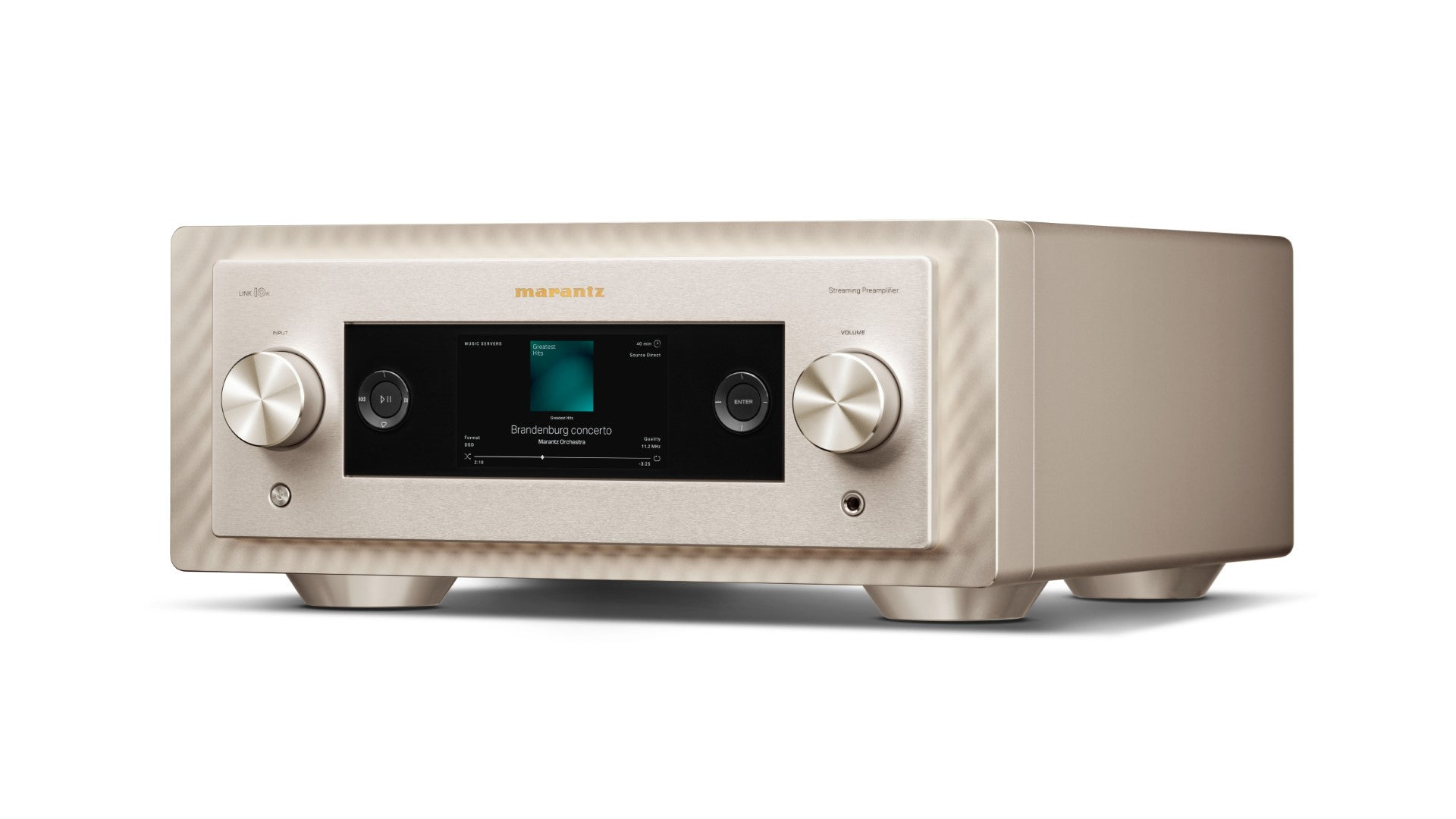 Marantz Link 10n High-End Network Audio Player - Wireless Streaming for Home Theater & Hi-Fi Systems - Perfect for Audiophiles & Music Lovers