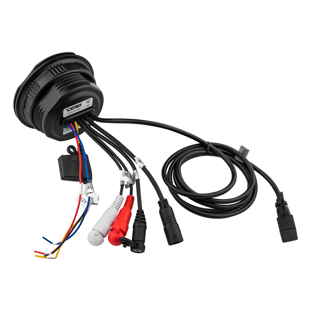 Waterproof Bluetooth Audio Receiver for Marine & Powersports - Wireless Music Streaming with Built-in Mic & Controls | Perfect for Boating, Motorcycles & Outdoor Adventures